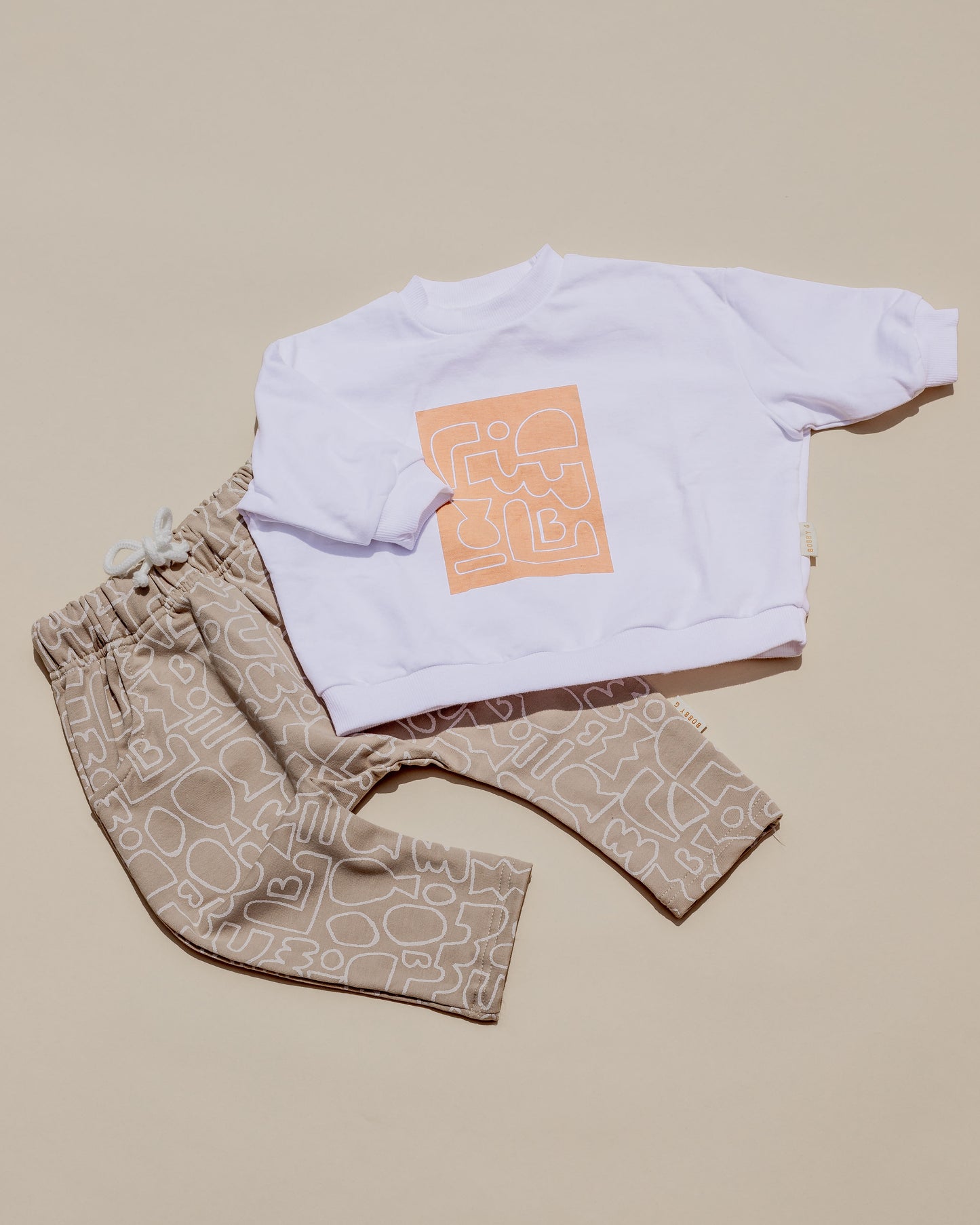 Slouch Pullover - Block White