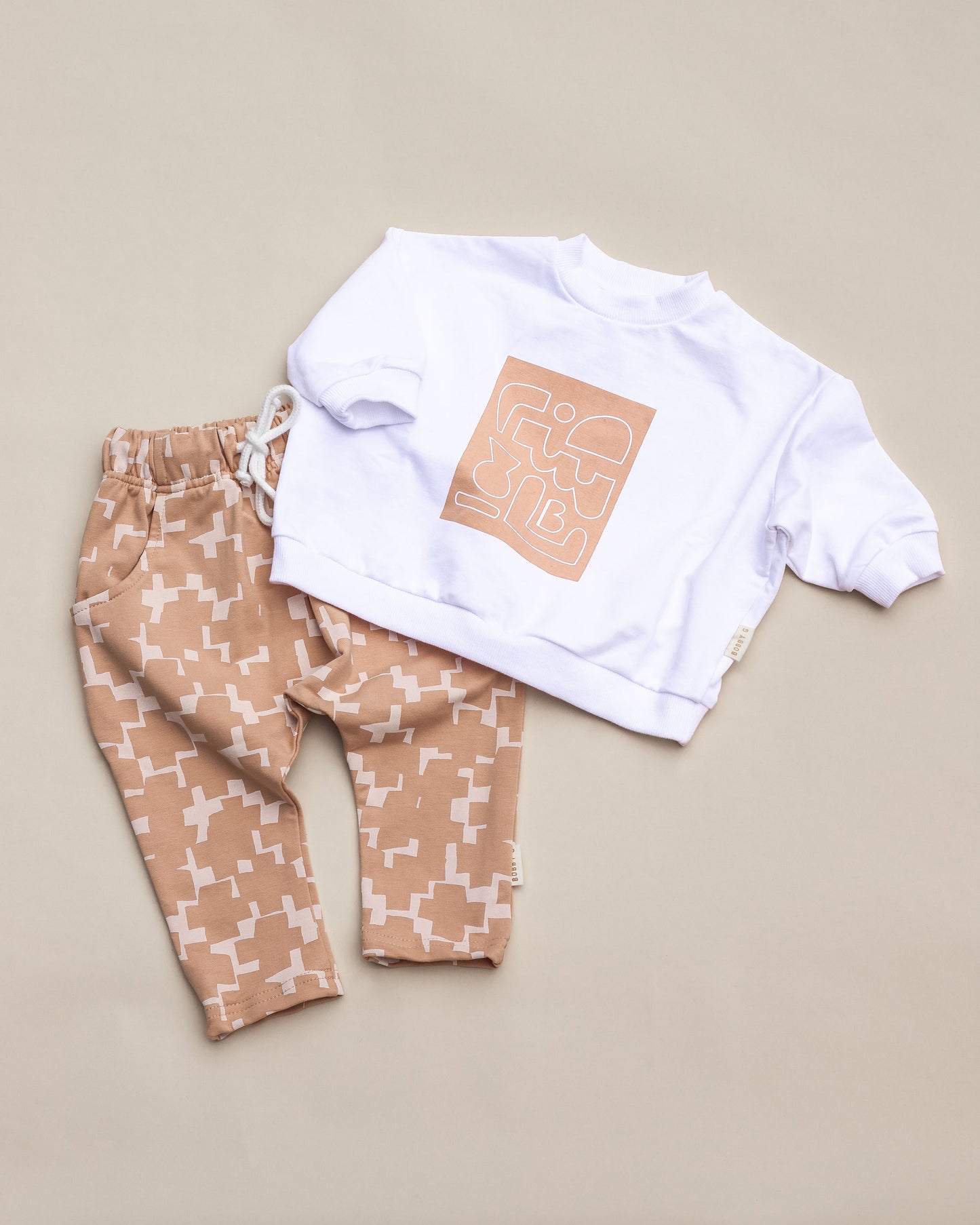 Slouch Pullover - Block White