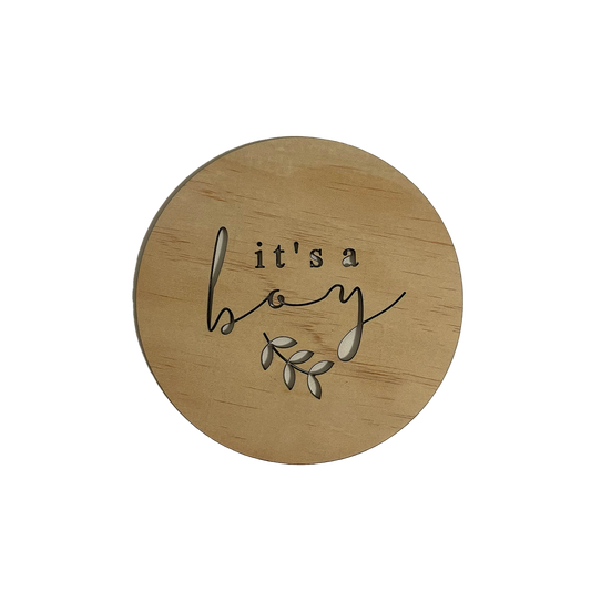 Announcement Plaque - It's A Boy