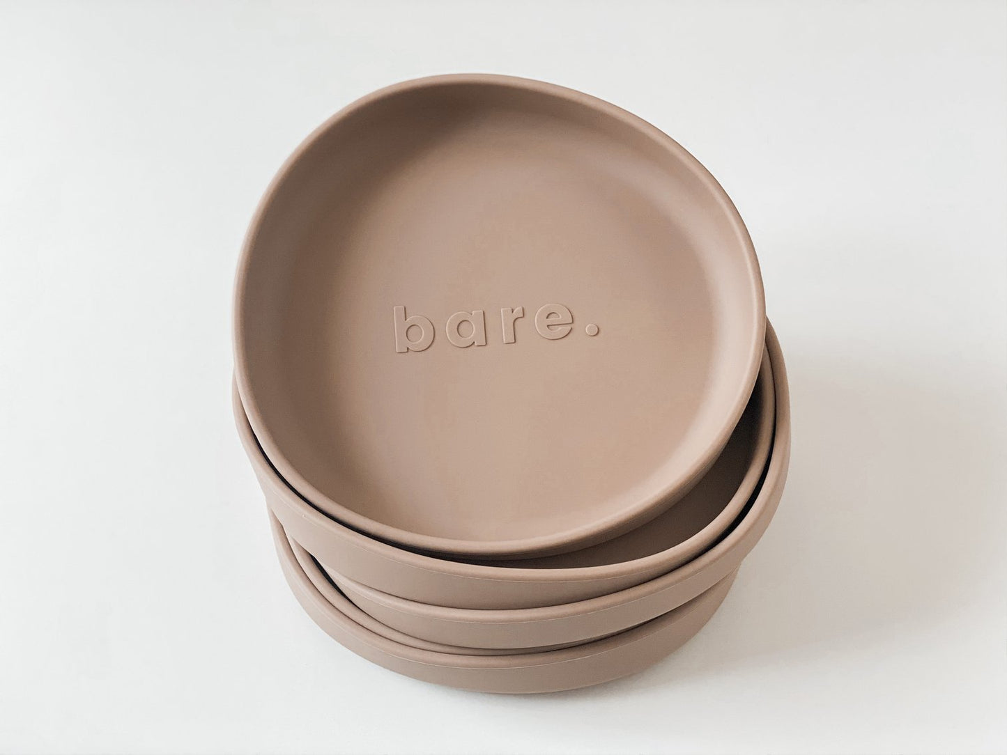 Irregular Suction Plate - Latte