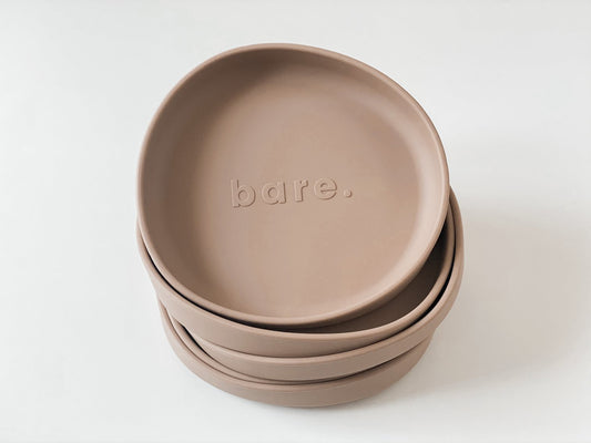 Irregular Suction Plate - Latte