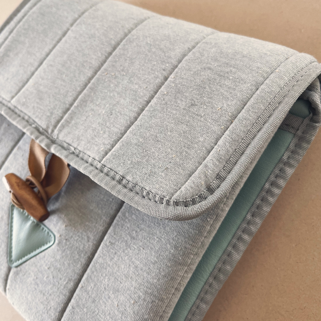Portable Nappy Change Mat Wallet - Dew Speckled