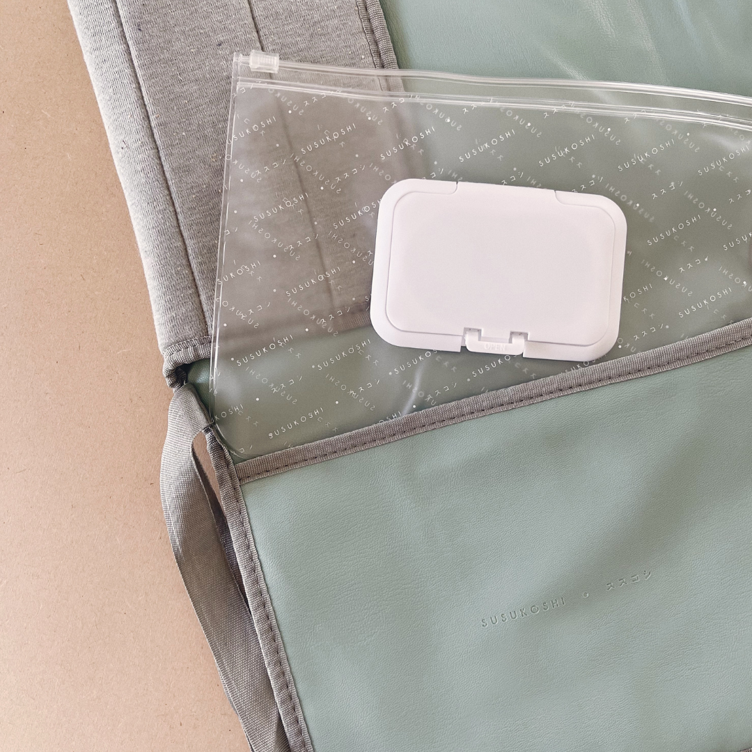 Portable Nappy Change Mat Wallet - Dew Speckled