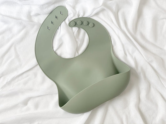 Silicone Bib - Sage