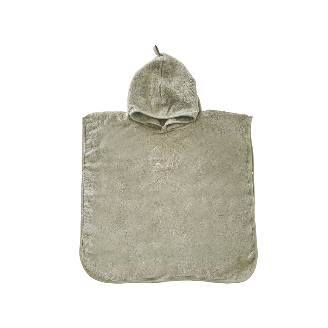 Kids Poncho Hooded Towel - Sage