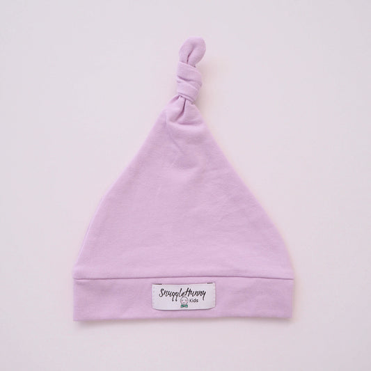 Knotted Beanie - Lilac