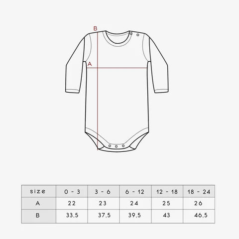 Long Sleeve Bodysuit - Cedar Stripe