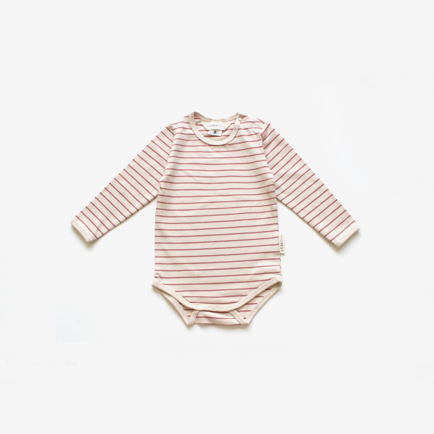 Long Sleeve Bodysuit - Cedar Stripe