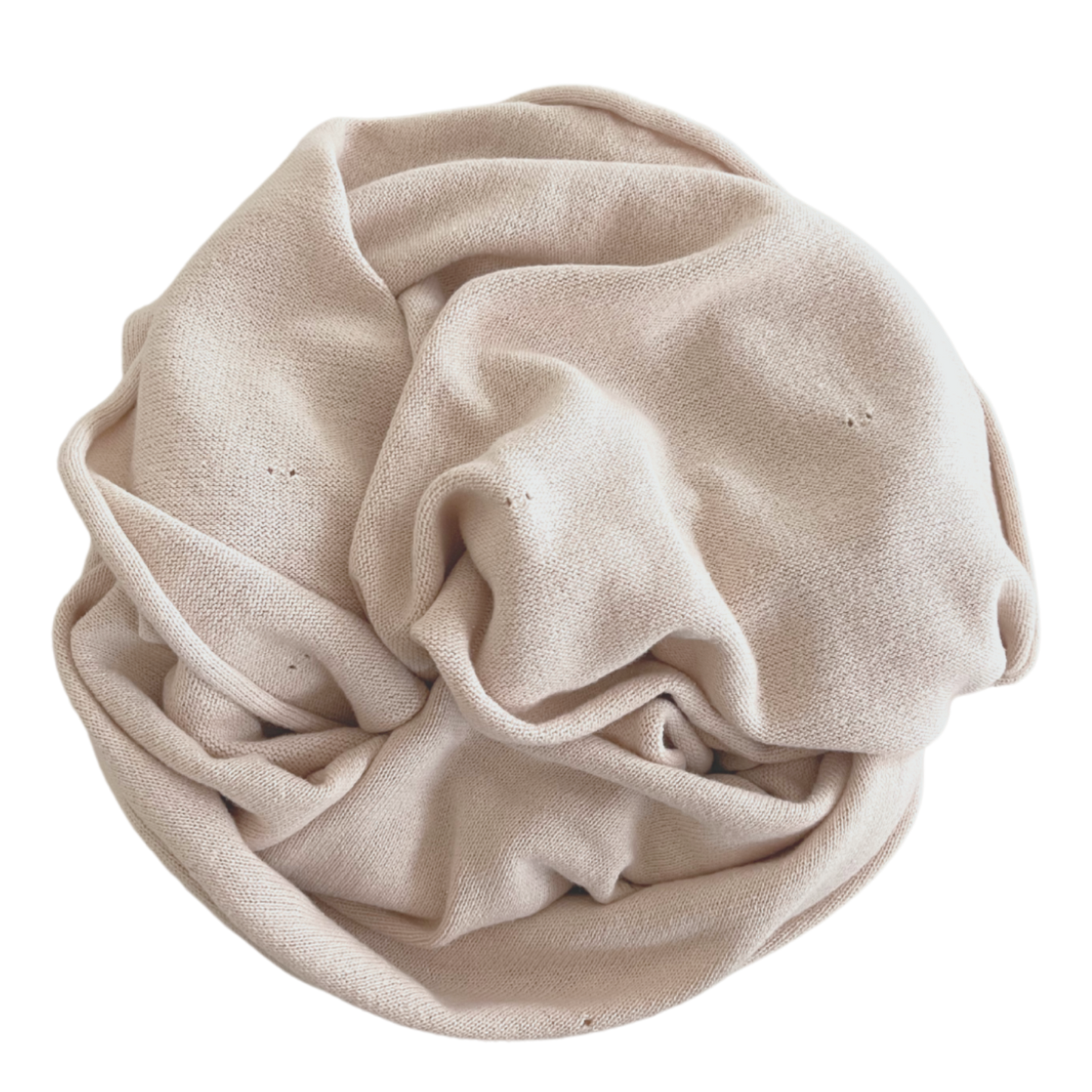 Organic Knit Pointelle Blanket - Cream