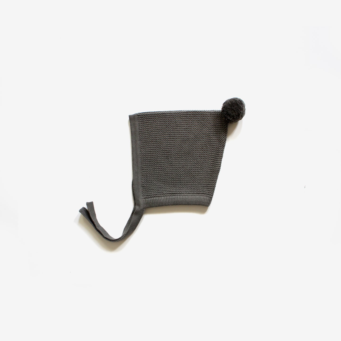 Organic Cotton Knit Bonnet - Dark Moss