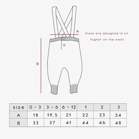 Organic Cotton Knit Dungarees - Cinnamon