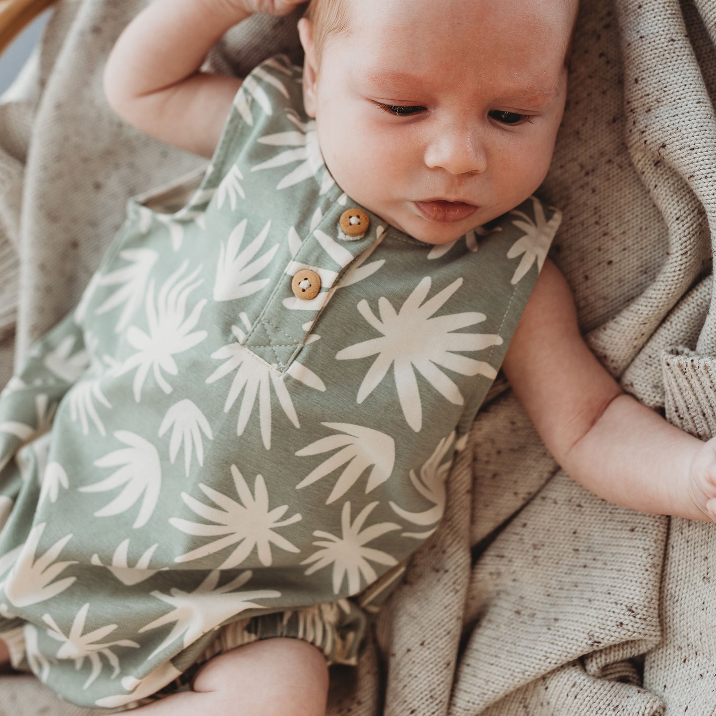 Bubble Romper - Fern
