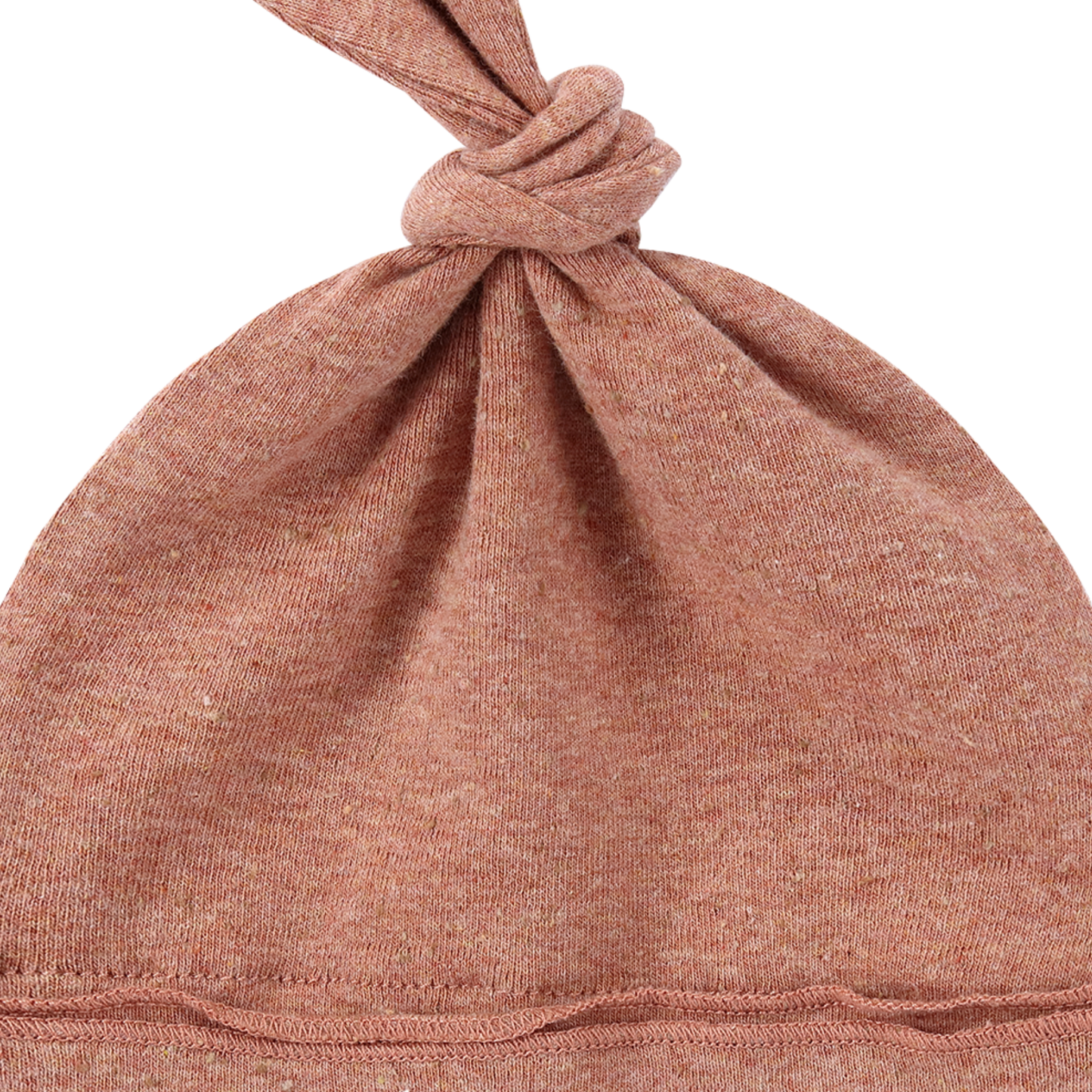 Organic Knotted Hat - Clay Speckled