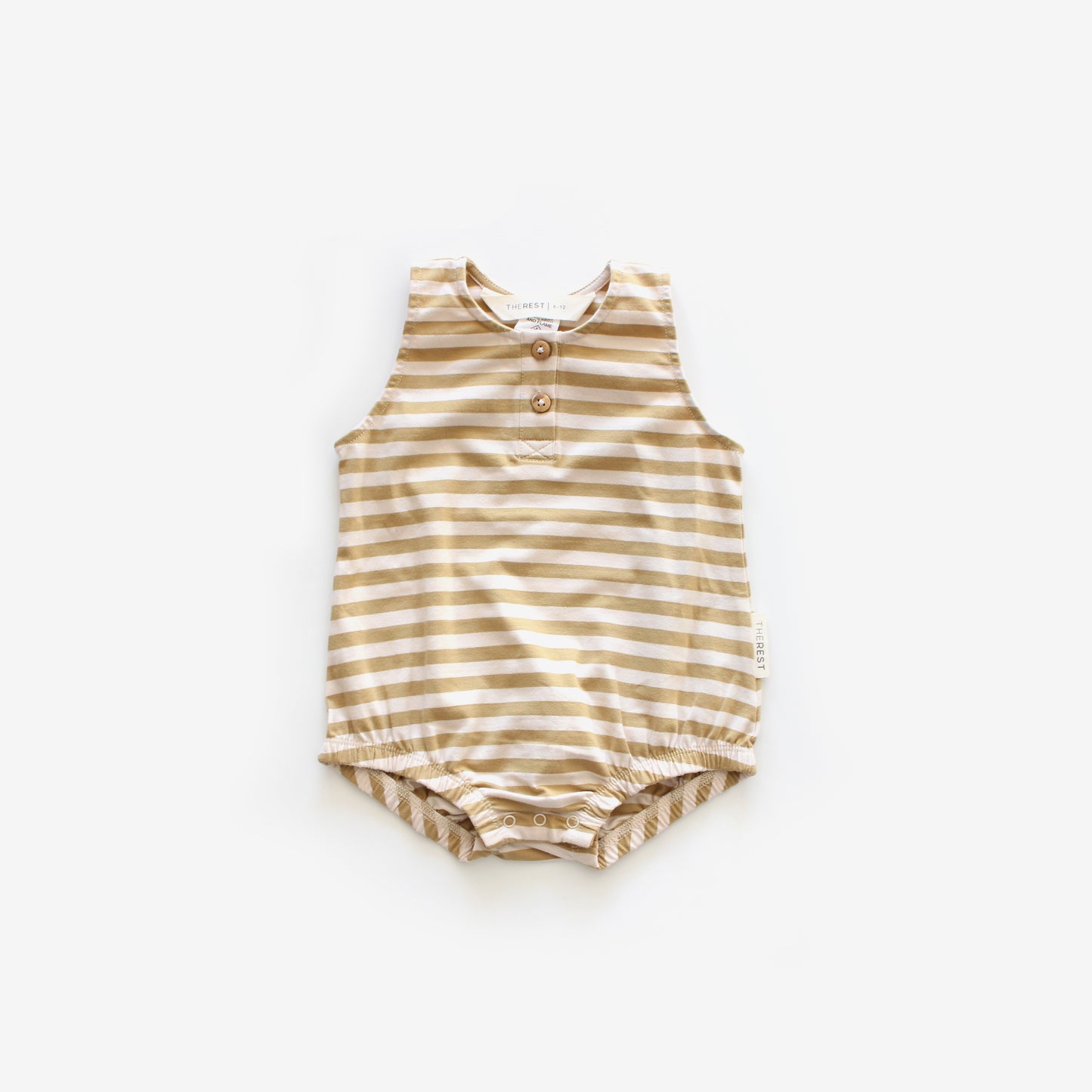 Bubble Romper - Honey Stripe