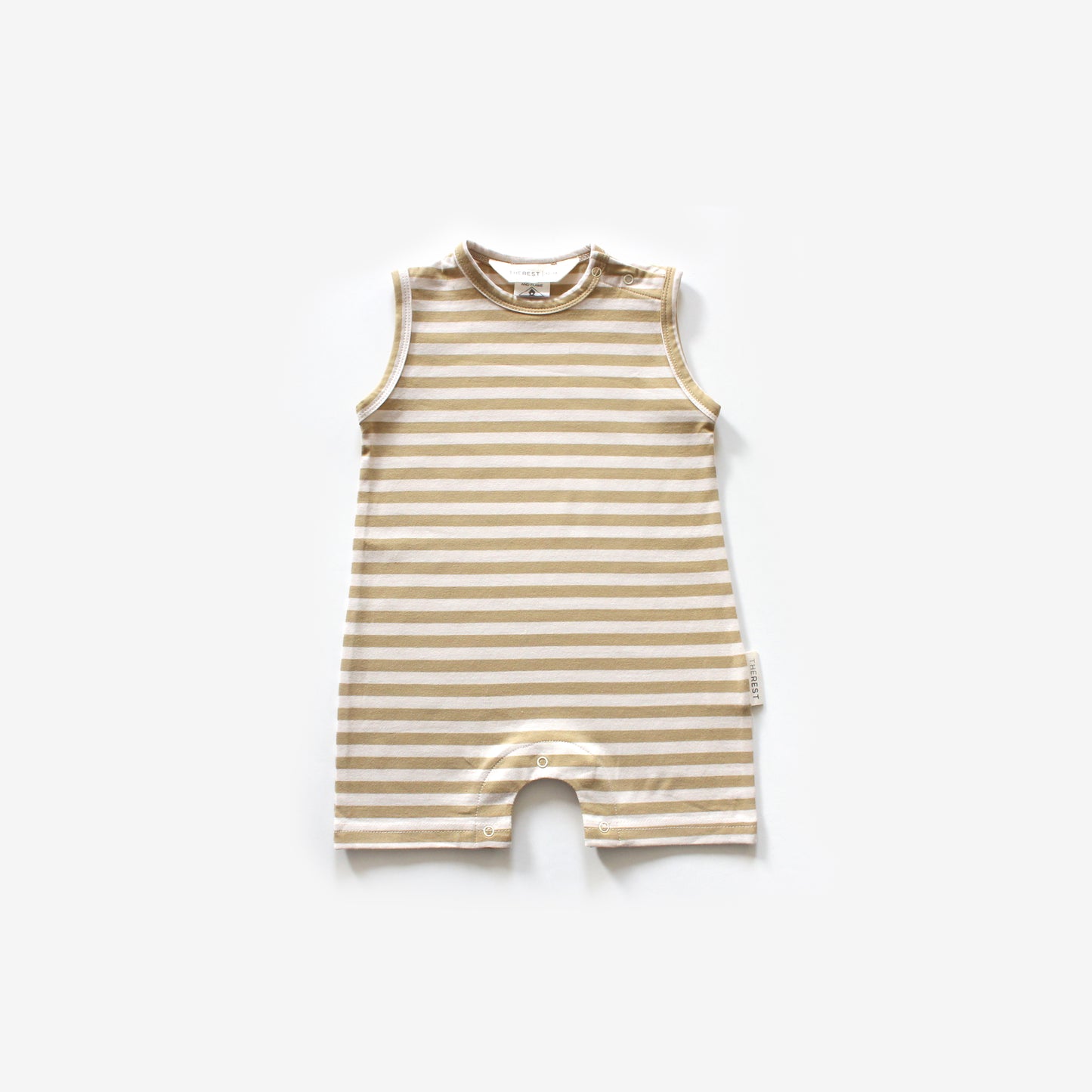 Summer Romper - Honey Stripe
