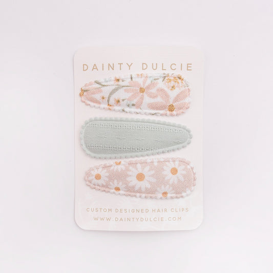 Hair Clips Multipack - Flora Neutrals