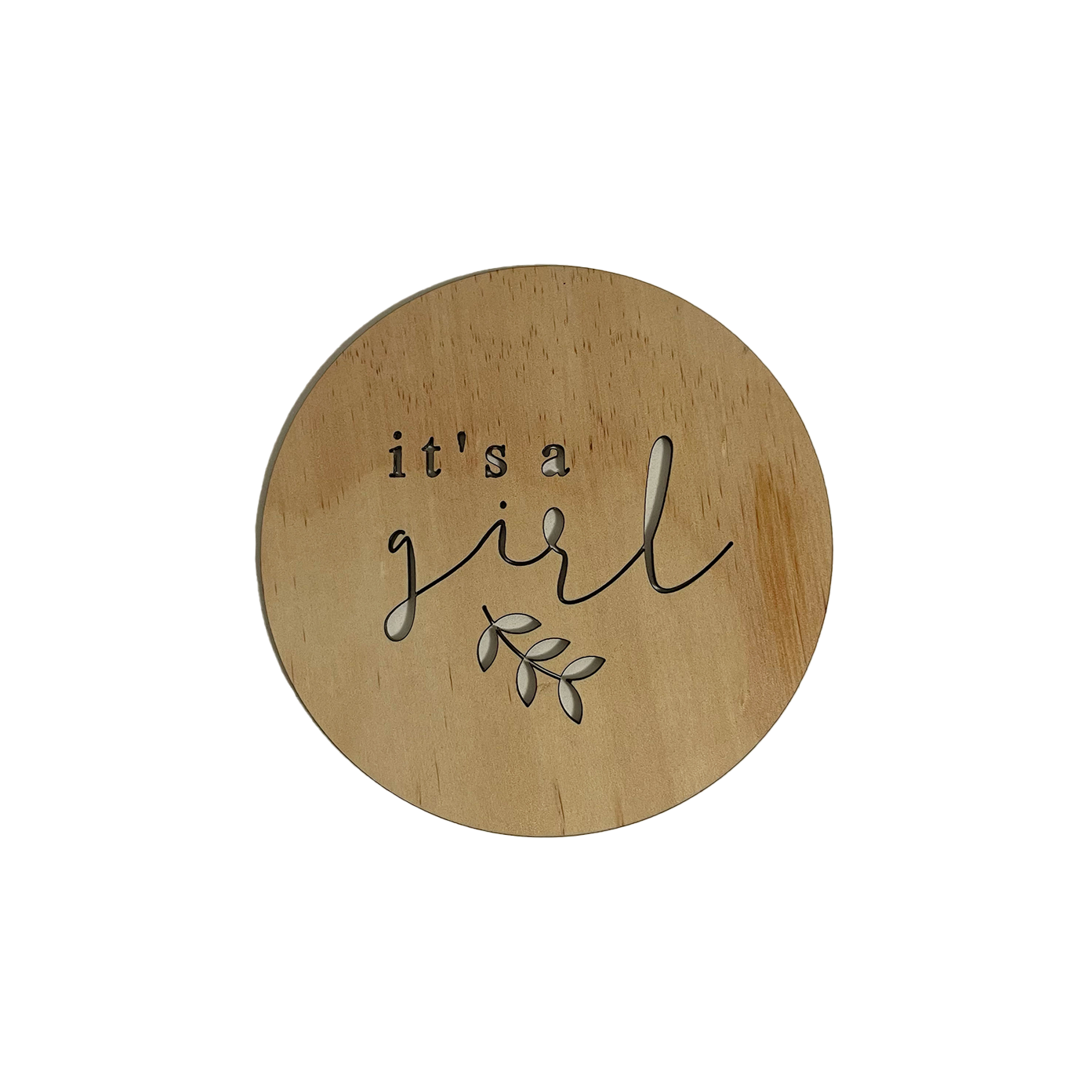 Announcement Plaque - It's A Girl