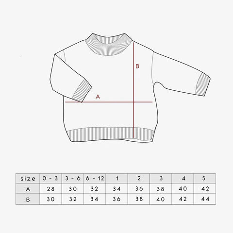 Organic Cotton Knit Jumper - Oat