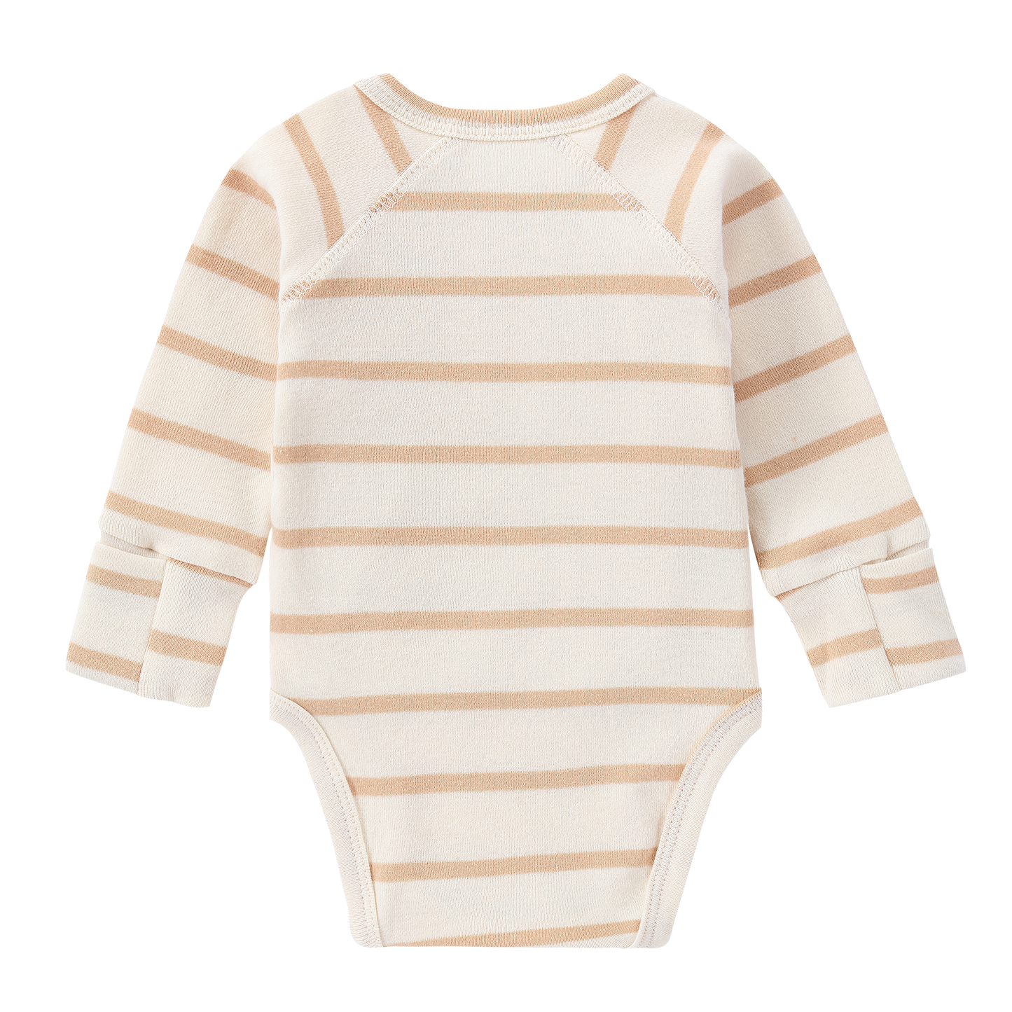 Organic L/S Kimono Bodysuit - Natural Lines