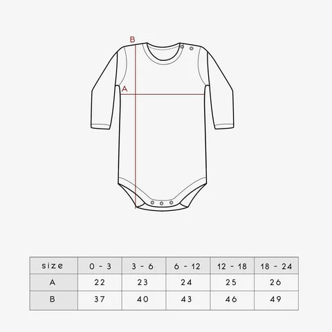 Long Sleeve Bodysuit - Pecan Snow