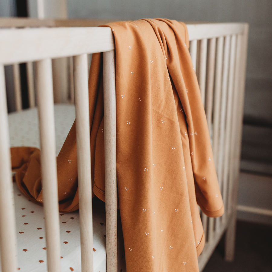 Organic Cotton Baby Wrap - Pecan Snow