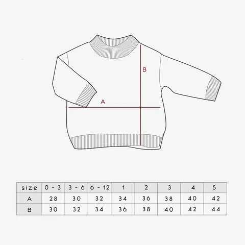 Organic Cotton Knit Jumper - Pecan | SIZE 0-3M LEFT