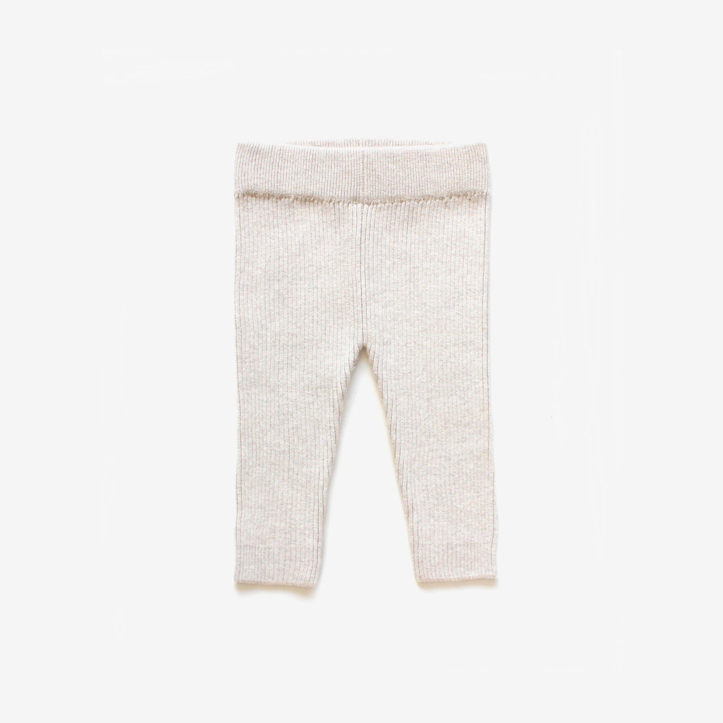 Organic Cotton Rib Knit Leggings - Stone Marle