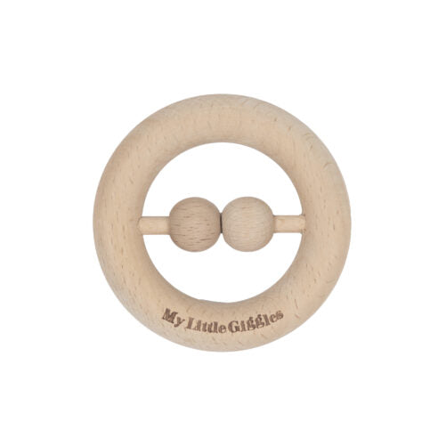 Raw Beechwood Rattle