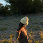 Knitted Pixie Beanie - Dusty Lime