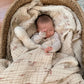 Organic Cotton Gauze Blanket - Foxglove