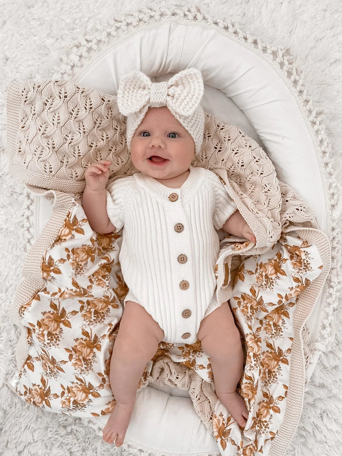 Signature Short Ribbed Romper - Milk