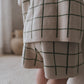 Knit Shorts - Clover Grid