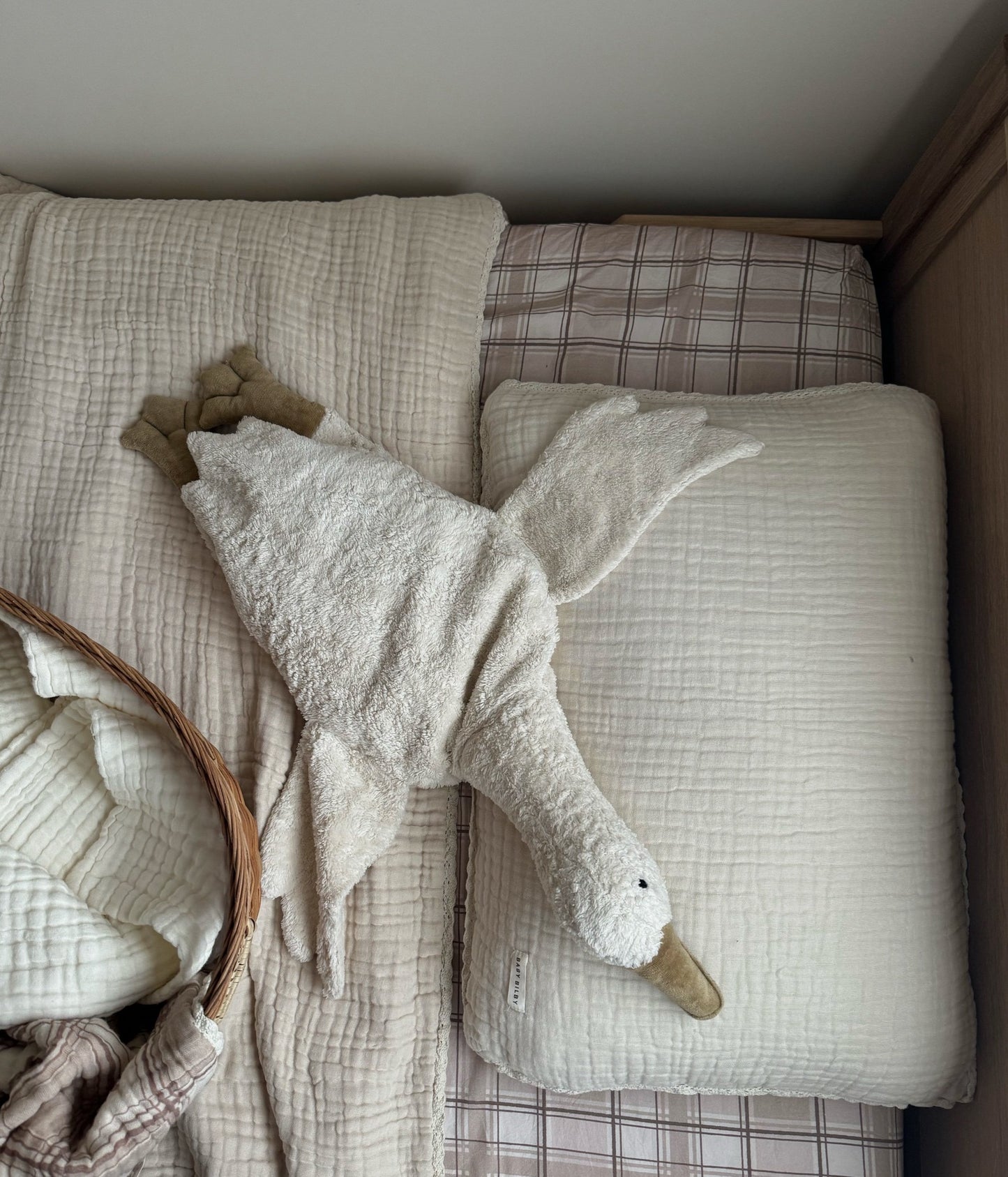 Organic Cotton Gauze Blanket - Tofu