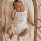 Knitted Pointelle Set - Milk