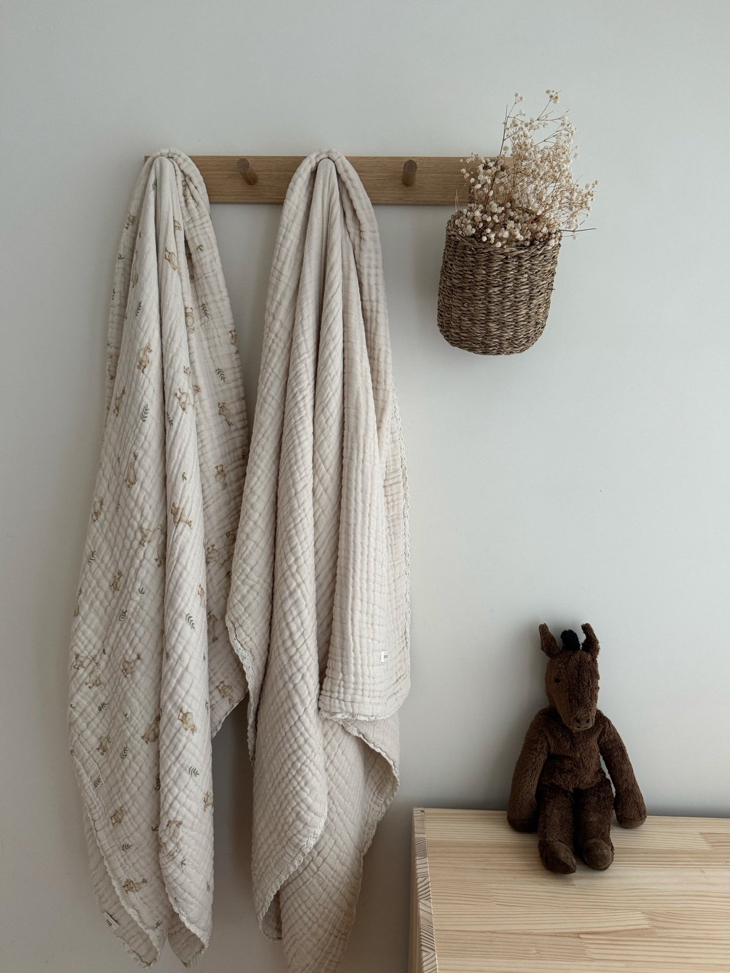 Organic Cotton Gauze Blanket - Goose