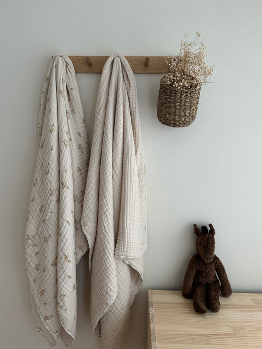 Organic Cotton Gauze Blanket - Goose