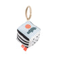 Contrast Baby Cube - Happy Clouds