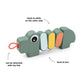 Twist and Turn Toy | Croco - Green
