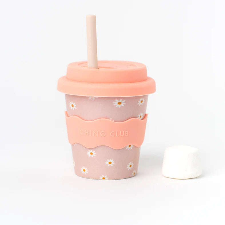 Babyccino Cup 4oz - Pink Daisy