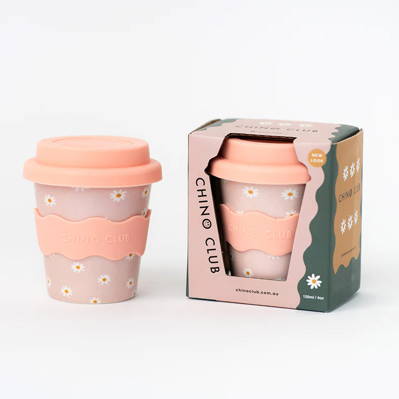 Babyccino Cup 4oz - Pink Daisy