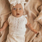Knitted Pointelle Set - Milk
