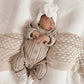 Signature Ribbed Romper - Oak