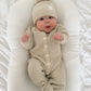 Classic Knit Romper - Moss