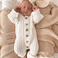 Signature Ribbed Romper - Milk