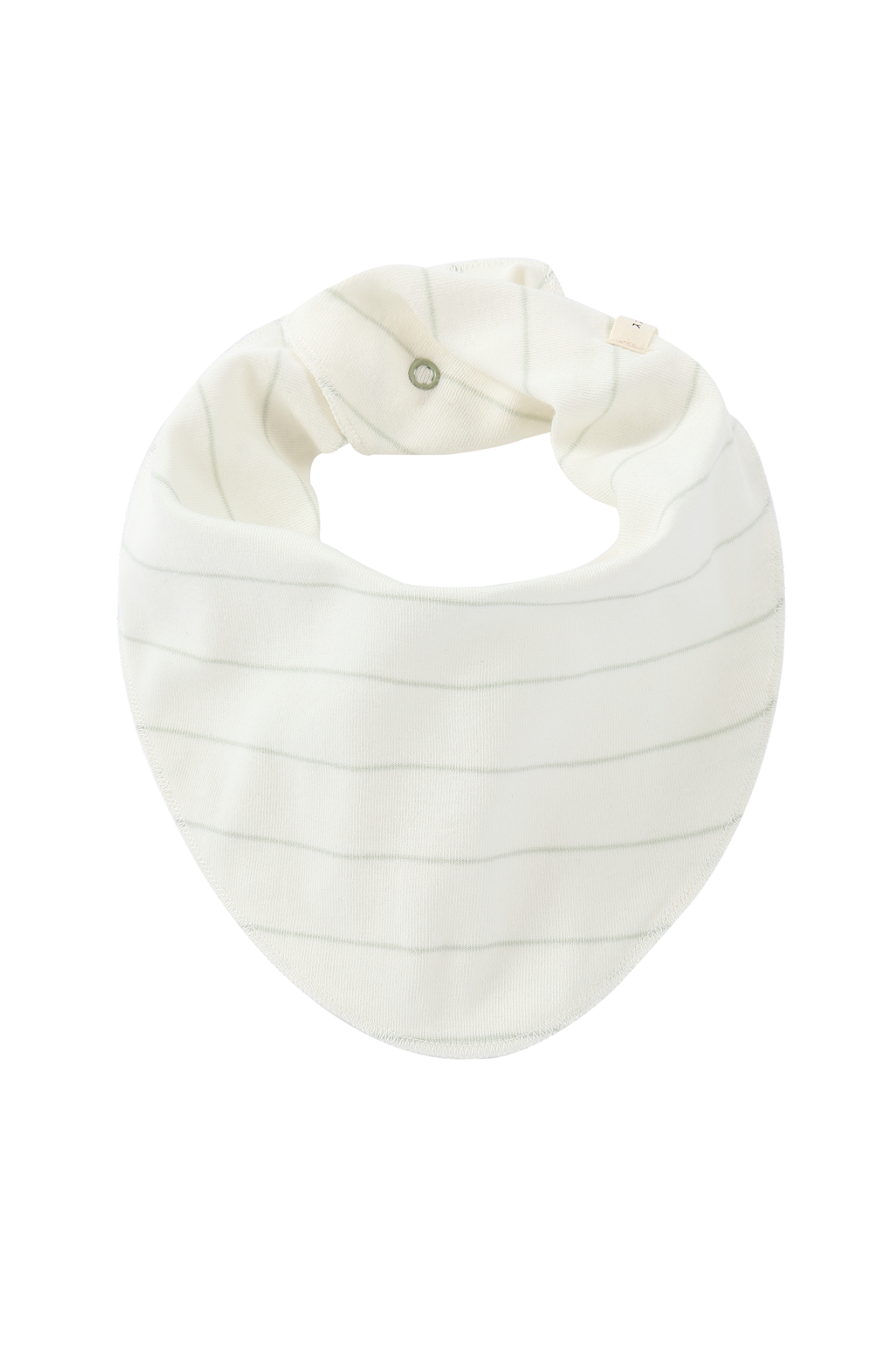 Organic Baby Bib - White Sky