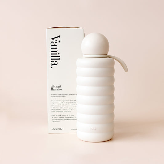 The Bubble Reusable Water Bottle - Vanilla