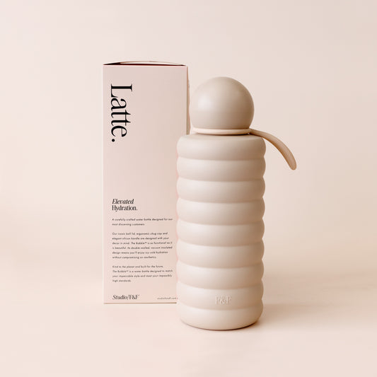 The Bubble Reusable Water Bottle - Latte