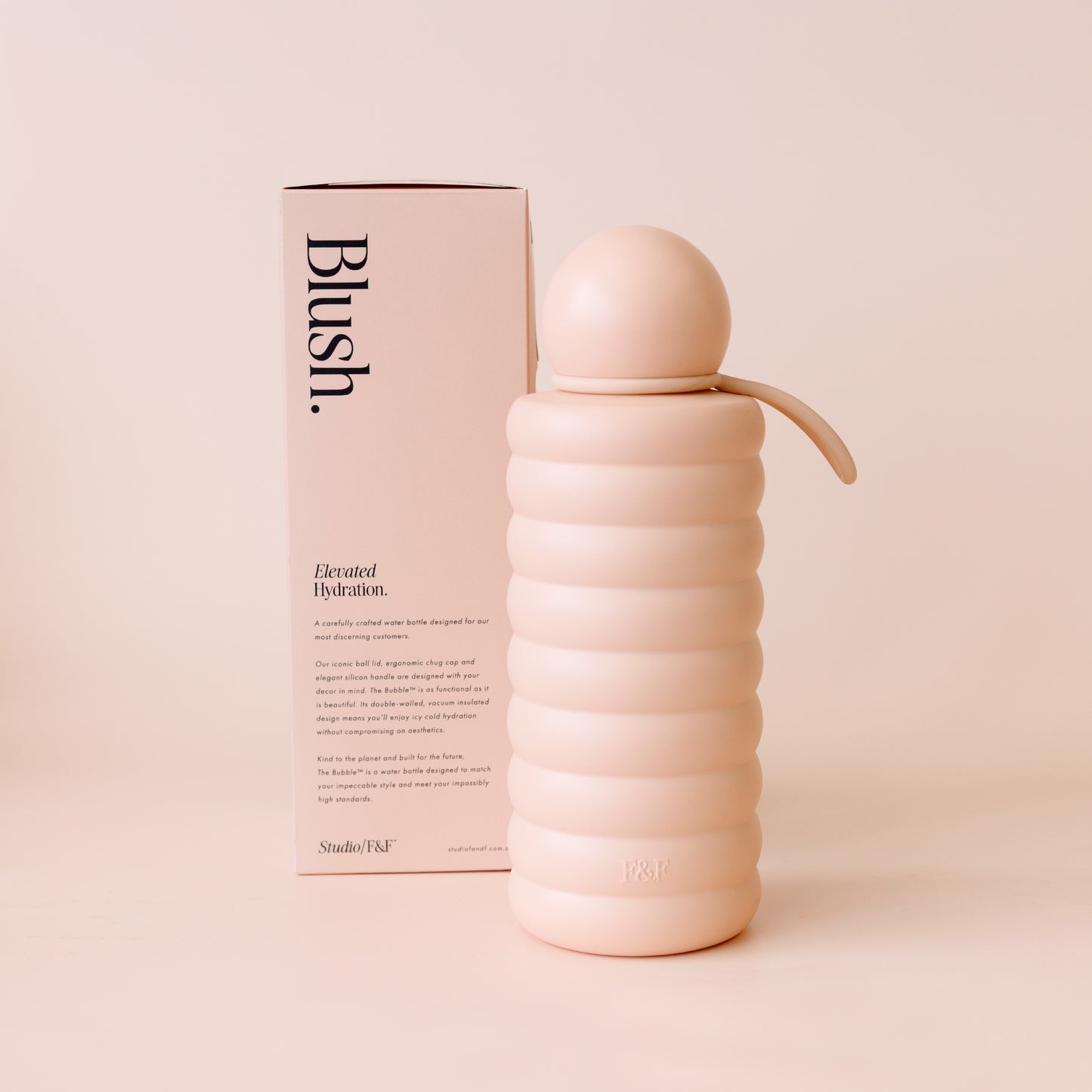 The Bubble Reusable Water Bottle - Blush