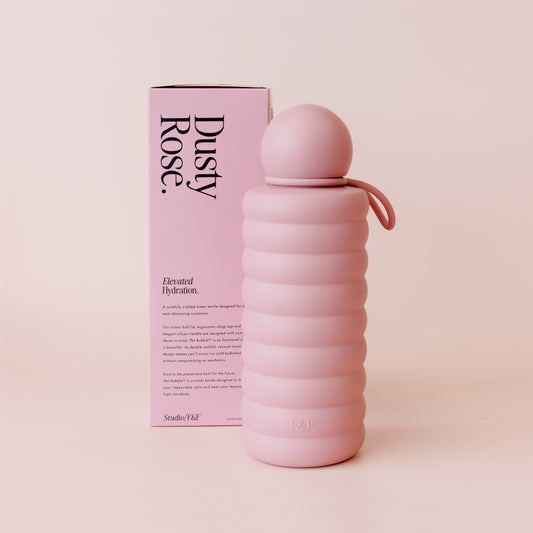 The Bubble Reusable Water Bottle - Dusty Rose