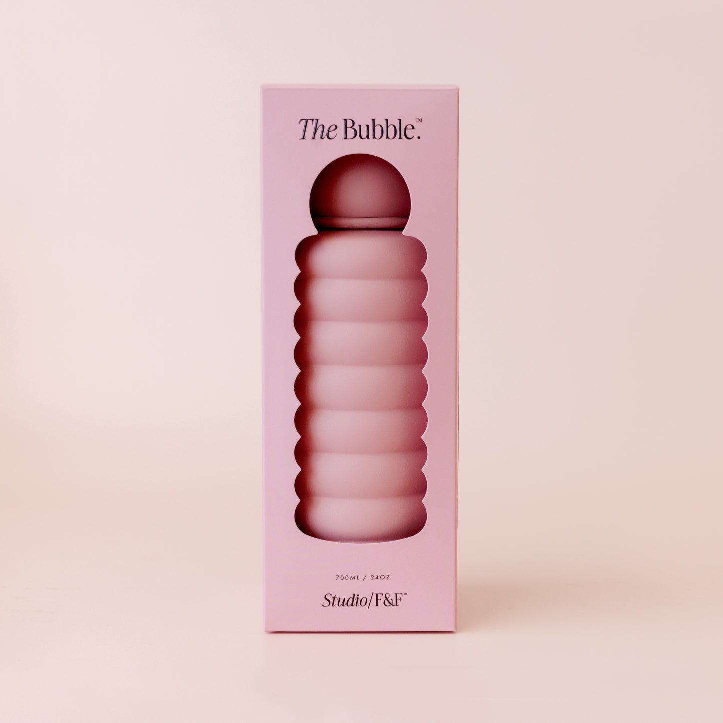 The Bubble Reusable Water Bottle - Dusty Rose